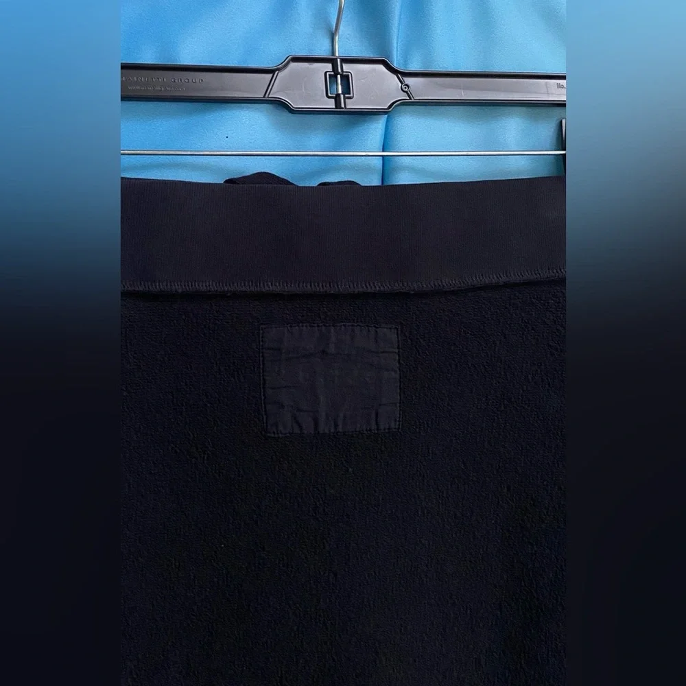 Frank & Eileen DONEGAL Unforgettable Tie Waist Skirt TRIPLE FLEECE Size: M Black - Picture 9 of 16